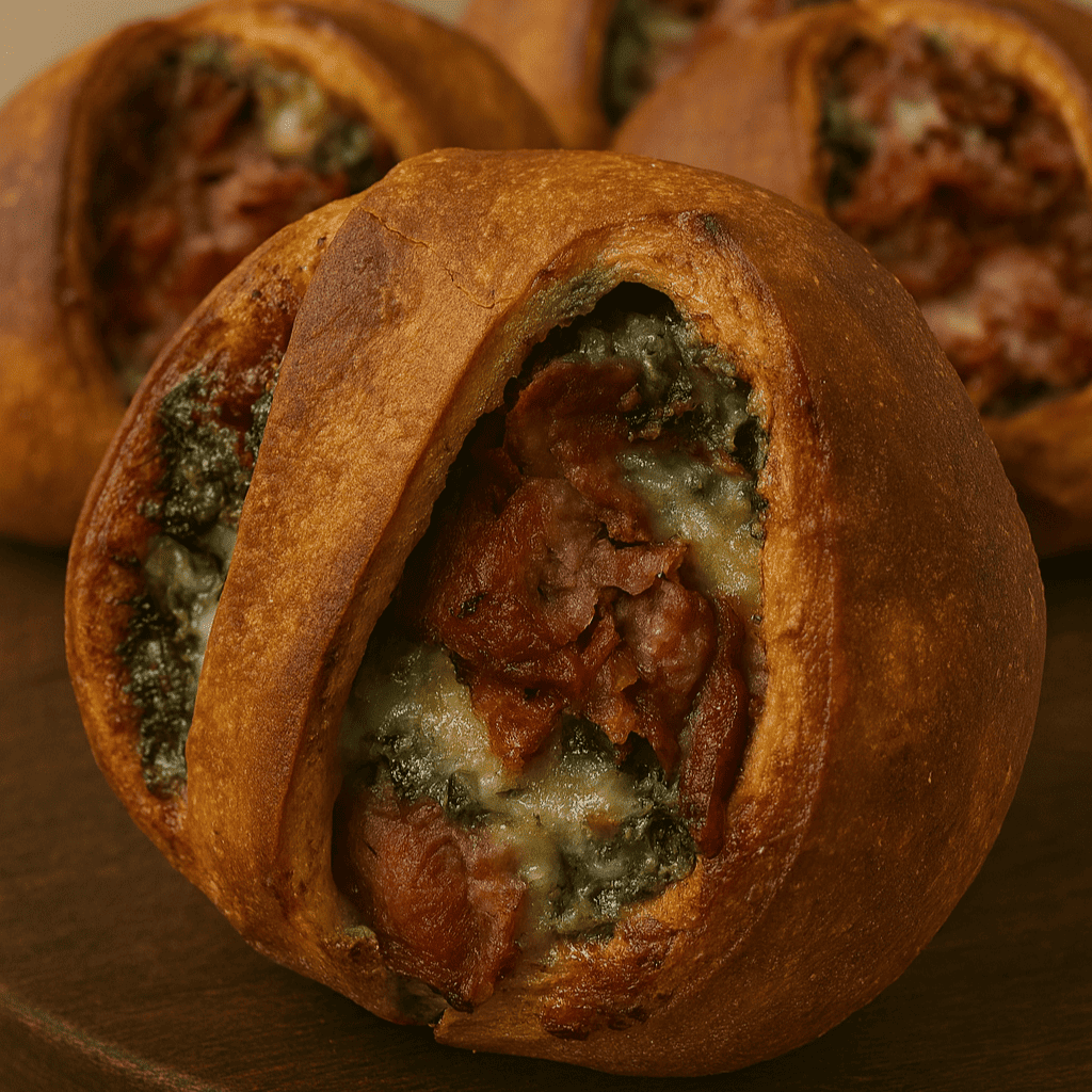 Rústico com Calabresa e Gorgonzola
