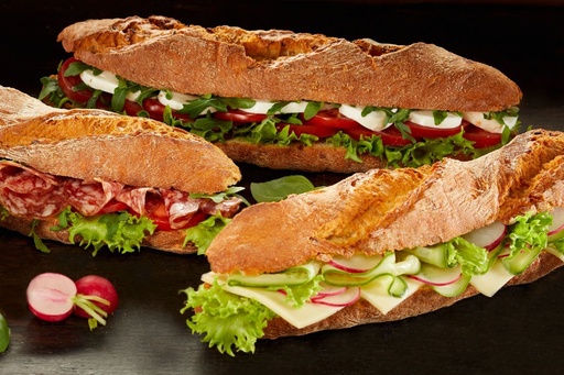 Tábua Baguete Fermentação Natural 1 kg para 4 Pessoas